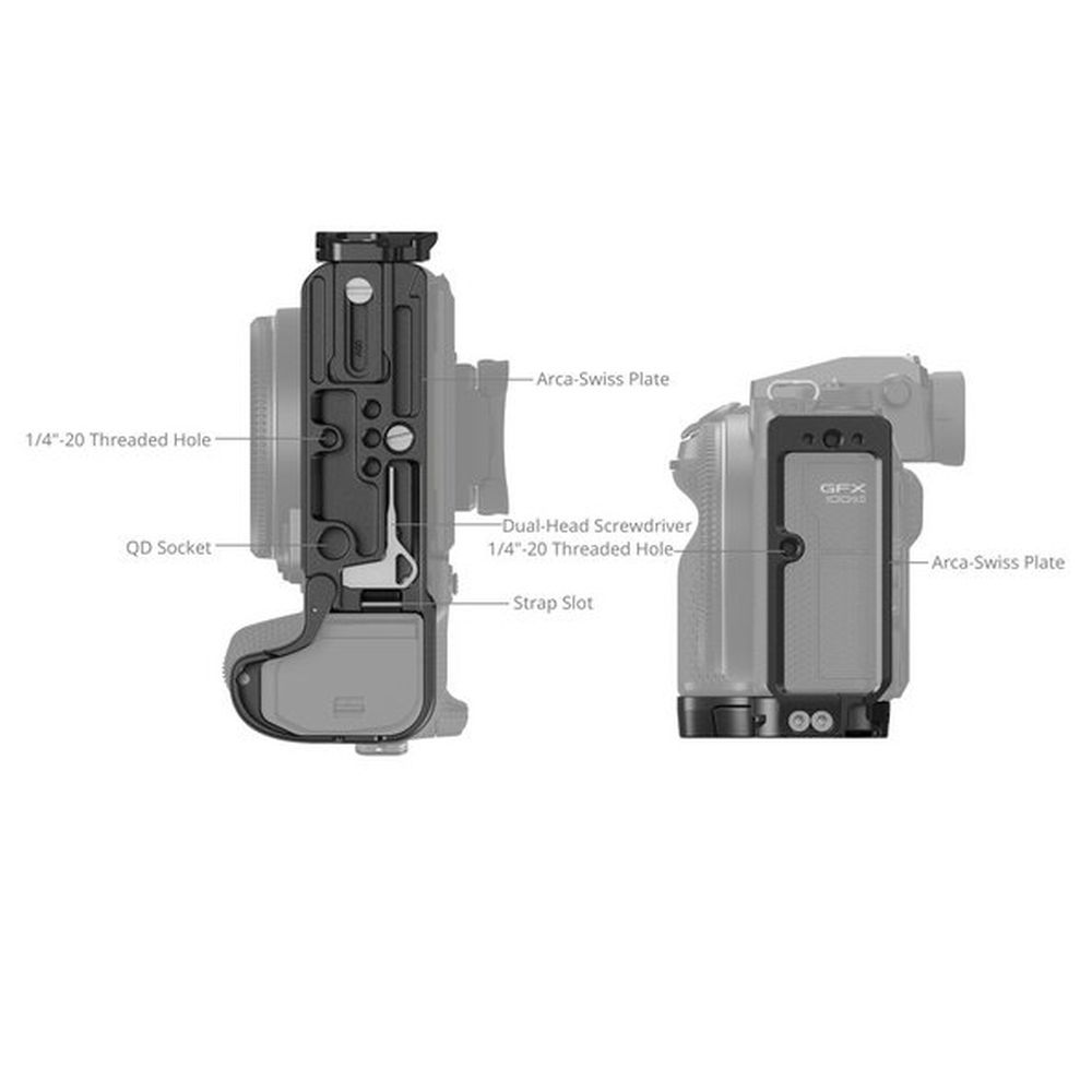 Plaque de Montage en L SmallRig pour Fujifilm GFX100S II 4716