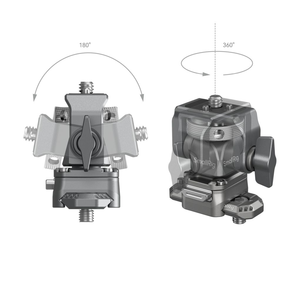 SmallRig HawkLock H21 Support de moniteur à dégagement rapide avec pince OTAN 4487