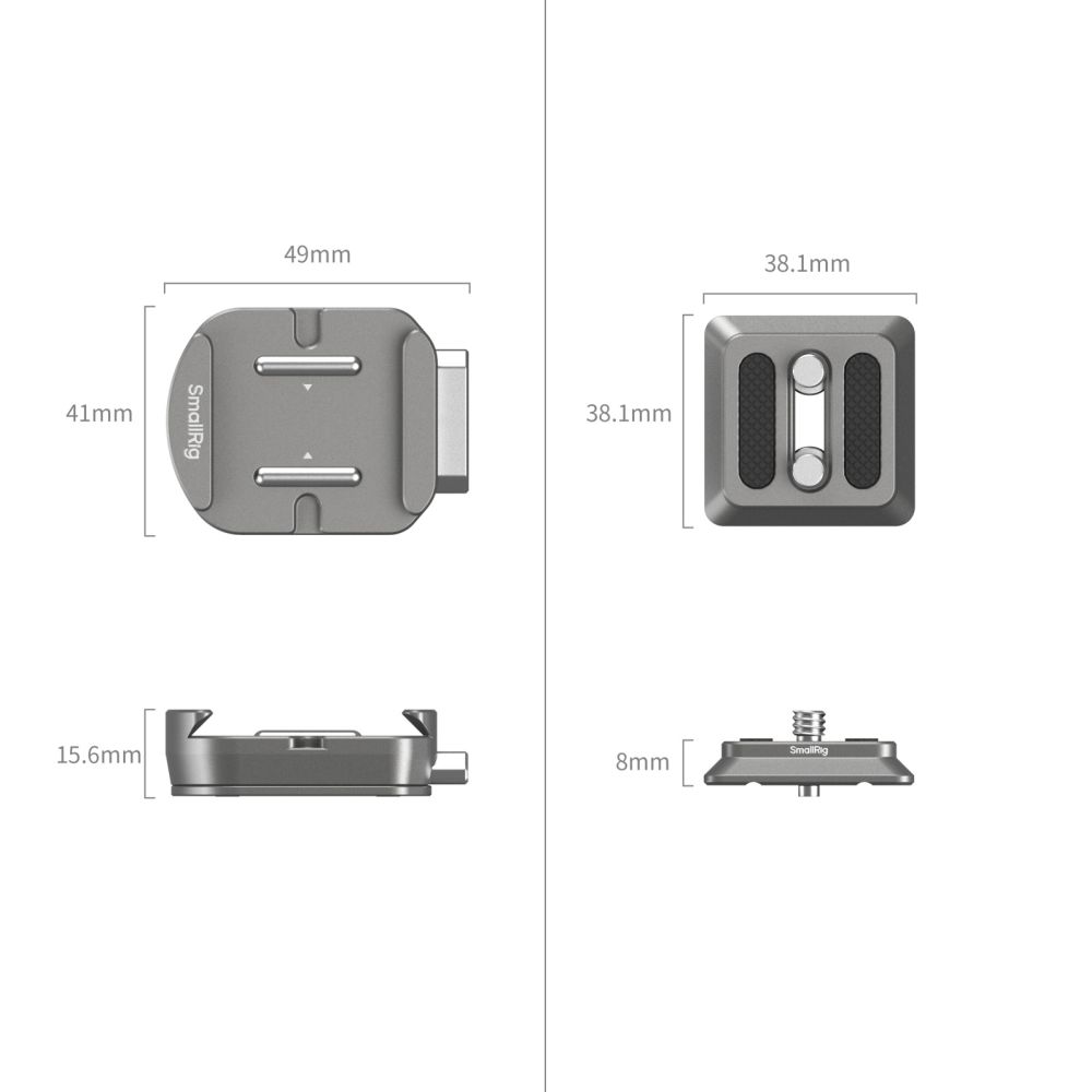SmallRig HawkLock H38 Arca-Swiss Quick Release Monture Plate 4486