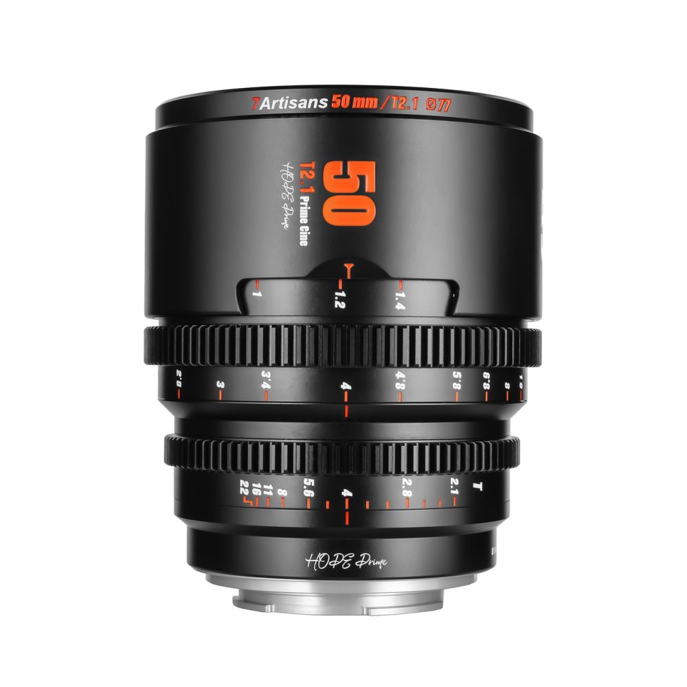 7artisans 50mm T2.1 Fuji (FX-mount) black