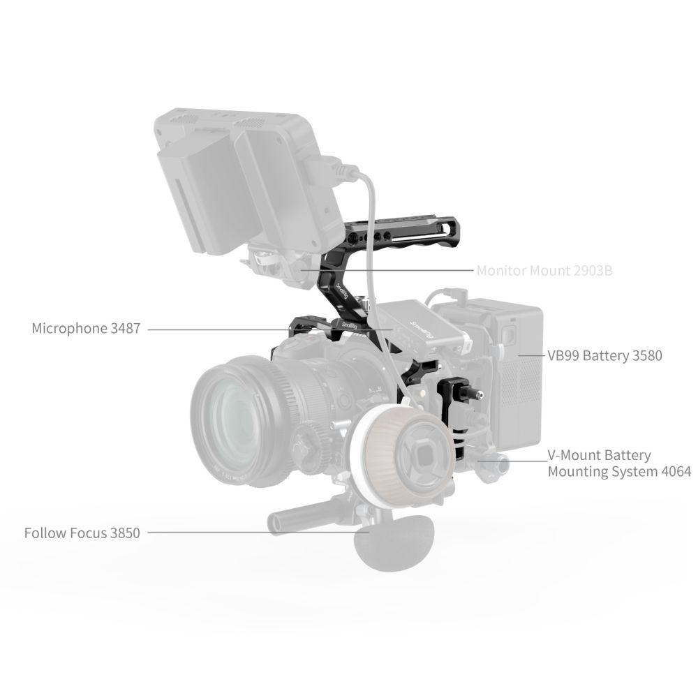 SmallRig 4520 Kit de cage à caméra pour Nikon Z 6III
