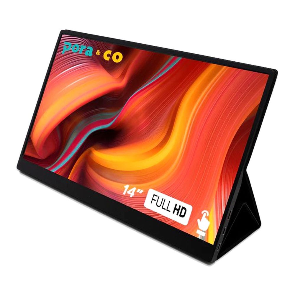 Pora&co Moniteur portable à écran tactile 14 pouces