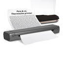 Pora&co Imprimante thermique A4, grise