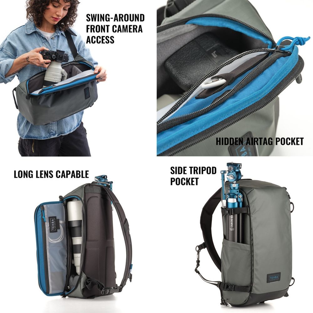Sac à dos Tenba Solstice v2 16L, gris