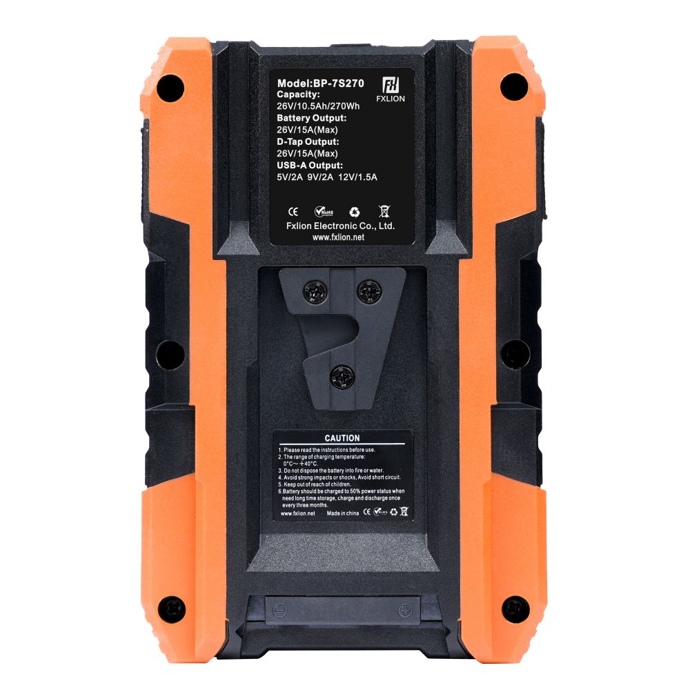 Fxlion 26V Batterie 26V / 270Wh V-Mount Batterie