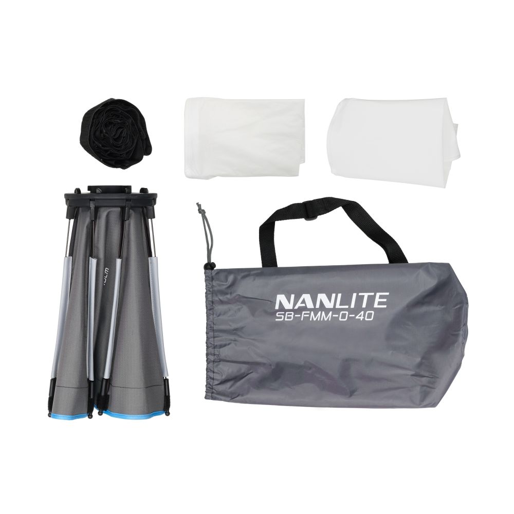 Boîte à lumière octogonale Nanlite 40 cm avec support FM