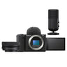 Sony ZV-E10 II + 16-50mm II + Microphone de Streaming ECM-S1