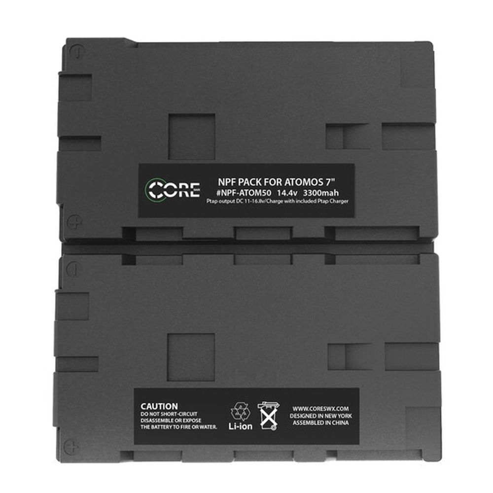 Pack batterie Core SWX Dual NPF pour moniteurs 7" Atomos NPF-ATOM50
