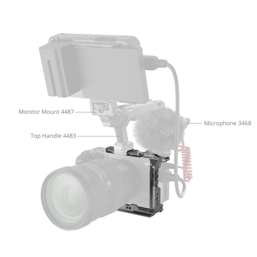 SmallRig HawkLock Quick Release Half Cage pour Sony FX3 / FX30 4772