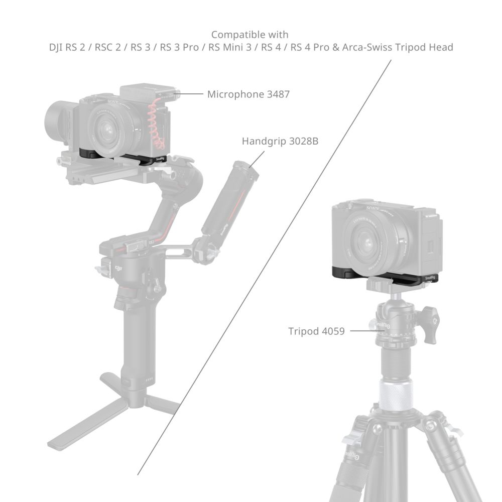 Plaque de base SmallRig pour Sony ZV-E10 II 4950