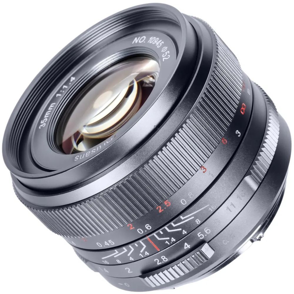 7Artisans 35mm F1.4 Sony (E-mount) mark III FF Titanium Gris