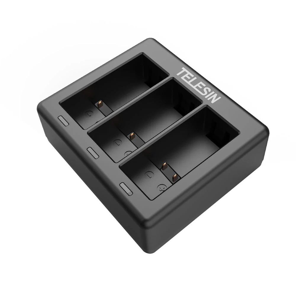 Telesin Chargeur pour 3 Batteries pour GoPro HERO 9/10/11/12