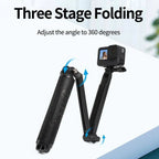 Telesin 3-Way Selfie Stick pour GoPro avec Trépied et Bobber (Bâton de Selfie à 3 Voies pour GoPro avec Trépied et Bobber)
