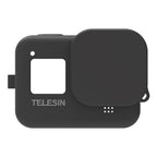Telesin Housse de protection en silicone, noire pour GoPro 8