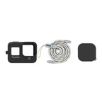 Telesin Housse de protection en silicone, noire pour GoPro 8