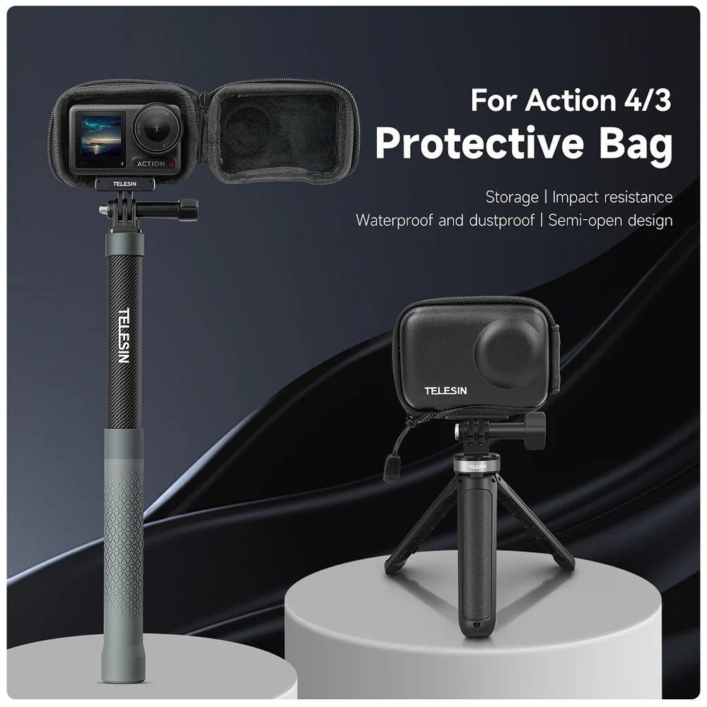 Telesin storage case for DJI Osmo Action 3
