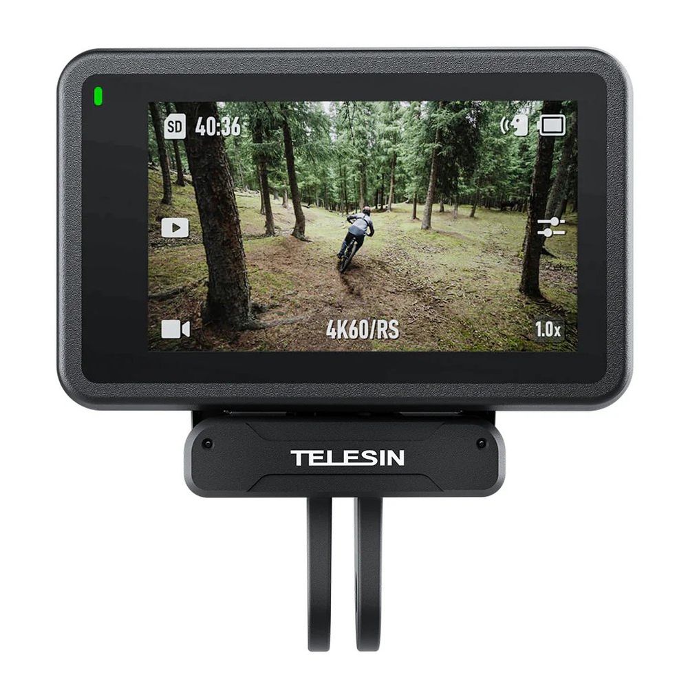 Telesin Support magnétique à deux griffes pour DJI Osmo Action 3