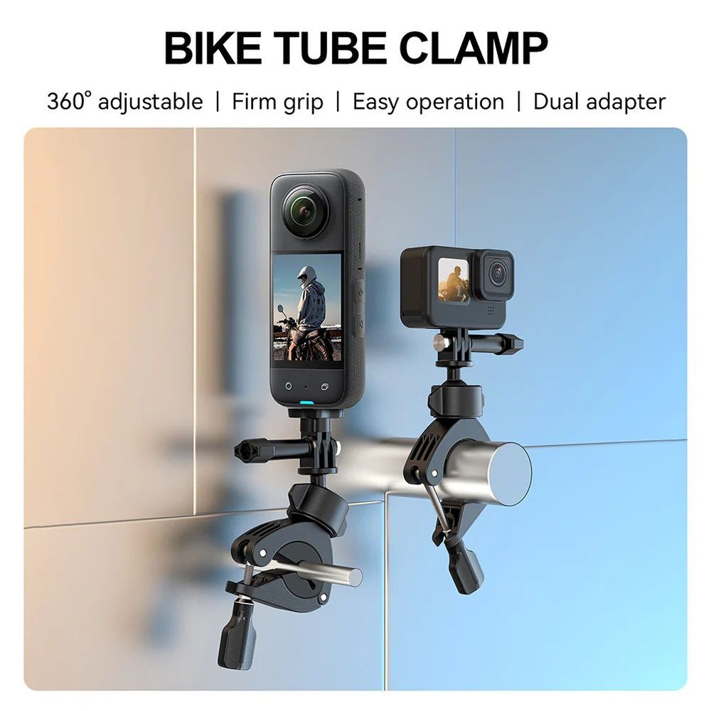 Support de tube de vélo Telesin rotatif à 360