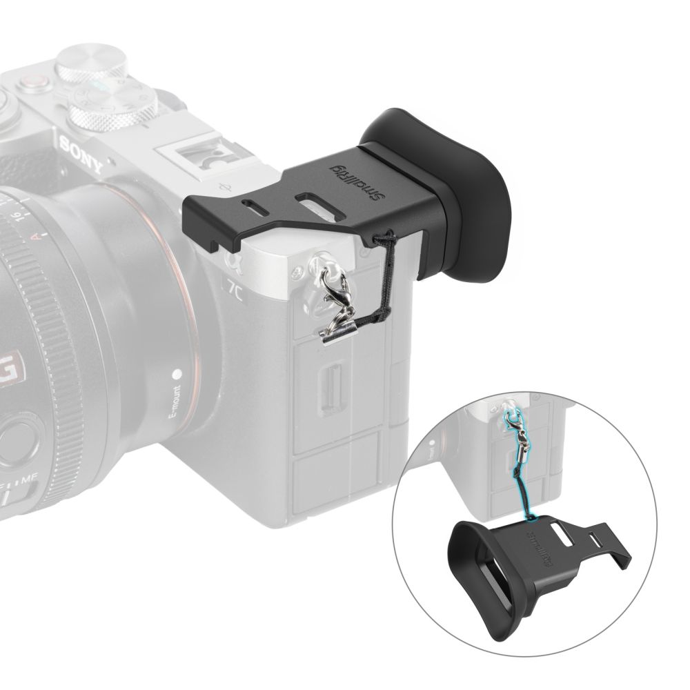 SmallRig Oeilleton de viseur de caméra pour Sony Alpha 7C II / Alpha 7CR 4819