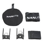 Nanlite Barndoor with Eggcrate for Pavotube II 30C