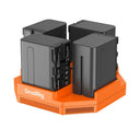 SmallRig NP-F970 4-Channel Appareil Photo Chargeur de Batterie & 4-Batterie Kit 4834