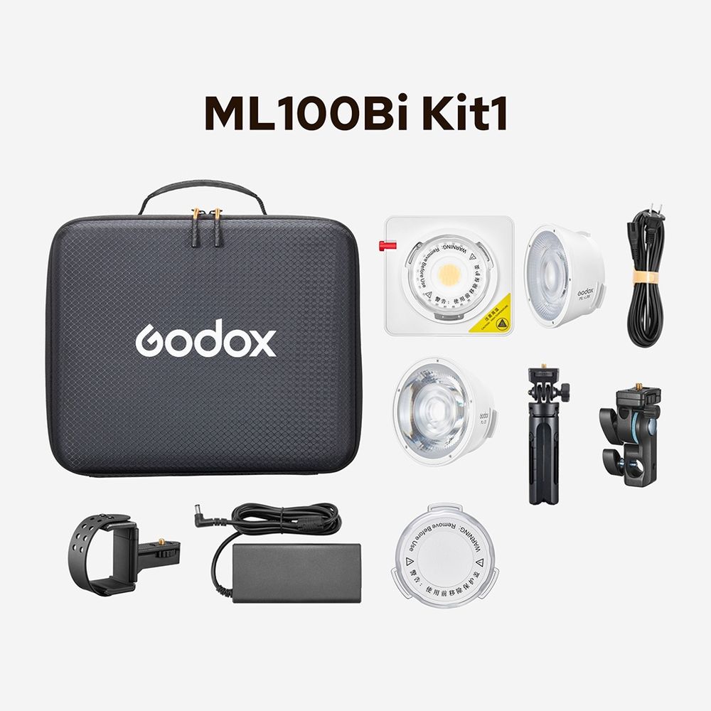Godox ML100Bi Bi colour LED video light Kit 1
