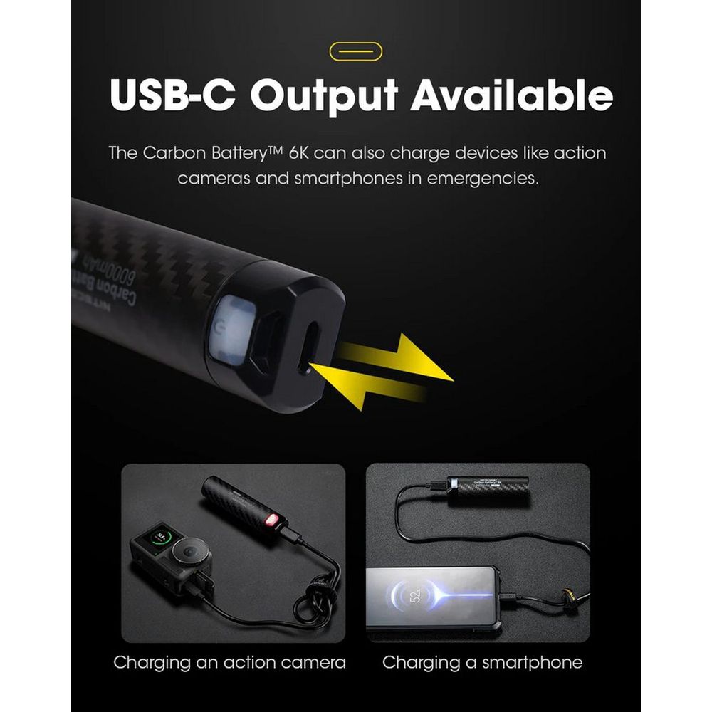 Batterie Nitecore Carbon 6K