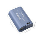 SmallRig 4906 DMW-BLK22 Batterie Rechargeable USB-C pour Appareil Photo, Bleu
