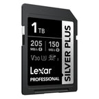 Lexar Argent Plus Carte SD UHS-I V30 R205/W150 MB/s - 1TB