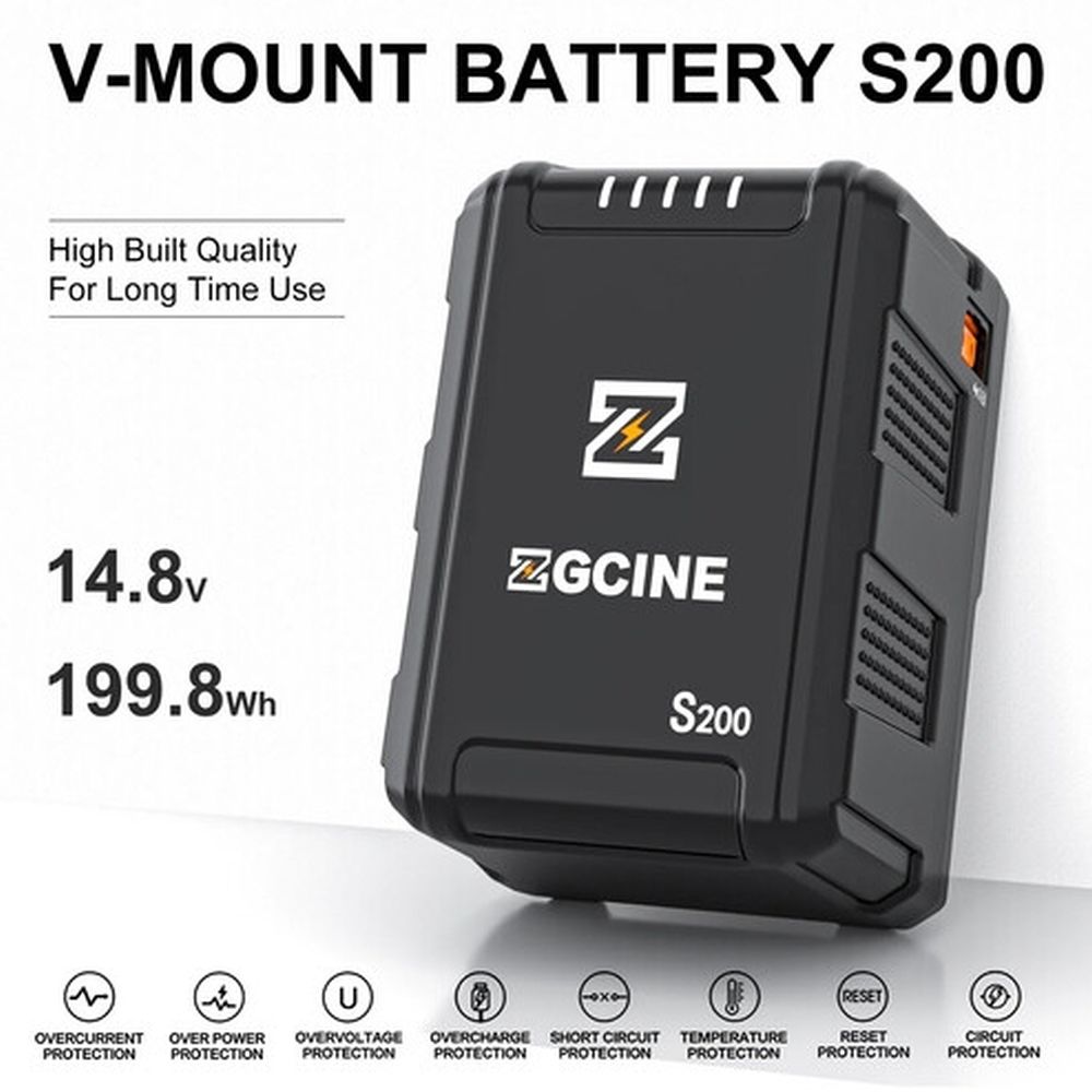 ZGCINE V-Mount Battery 200Wh S-series