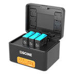 ZGCINE Étui de chargement de la batterie GoPro + 3x la batterie 901