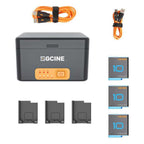 ZGCINE Étui de chargement de la batterie GoPro + 3x la batterie 901