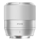 TTArtisan APS-C AF 56mm f/1.8 Sony E-mount, argent
