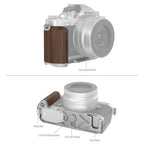 SmallRig 4803 Poignée en bois en forme de L pour Nikon Z fc, argenté