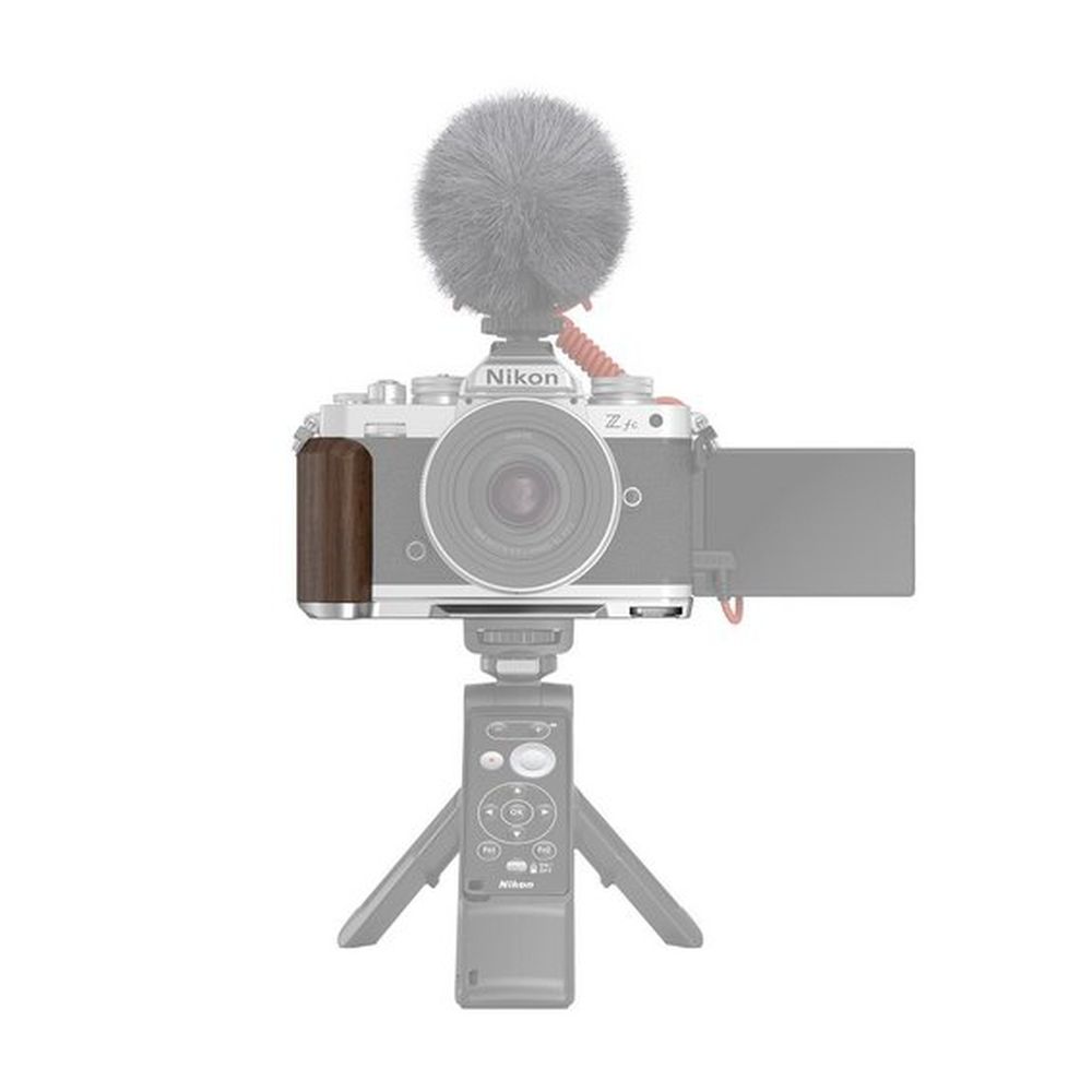 SmallRig 4803 Poignée en bois en forme de L pour Nikon Z fc, argenté