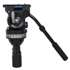 Sirui Trépied vidéo à deux pieds 75mm demi-bol + tête fluide professionnelle VHS10