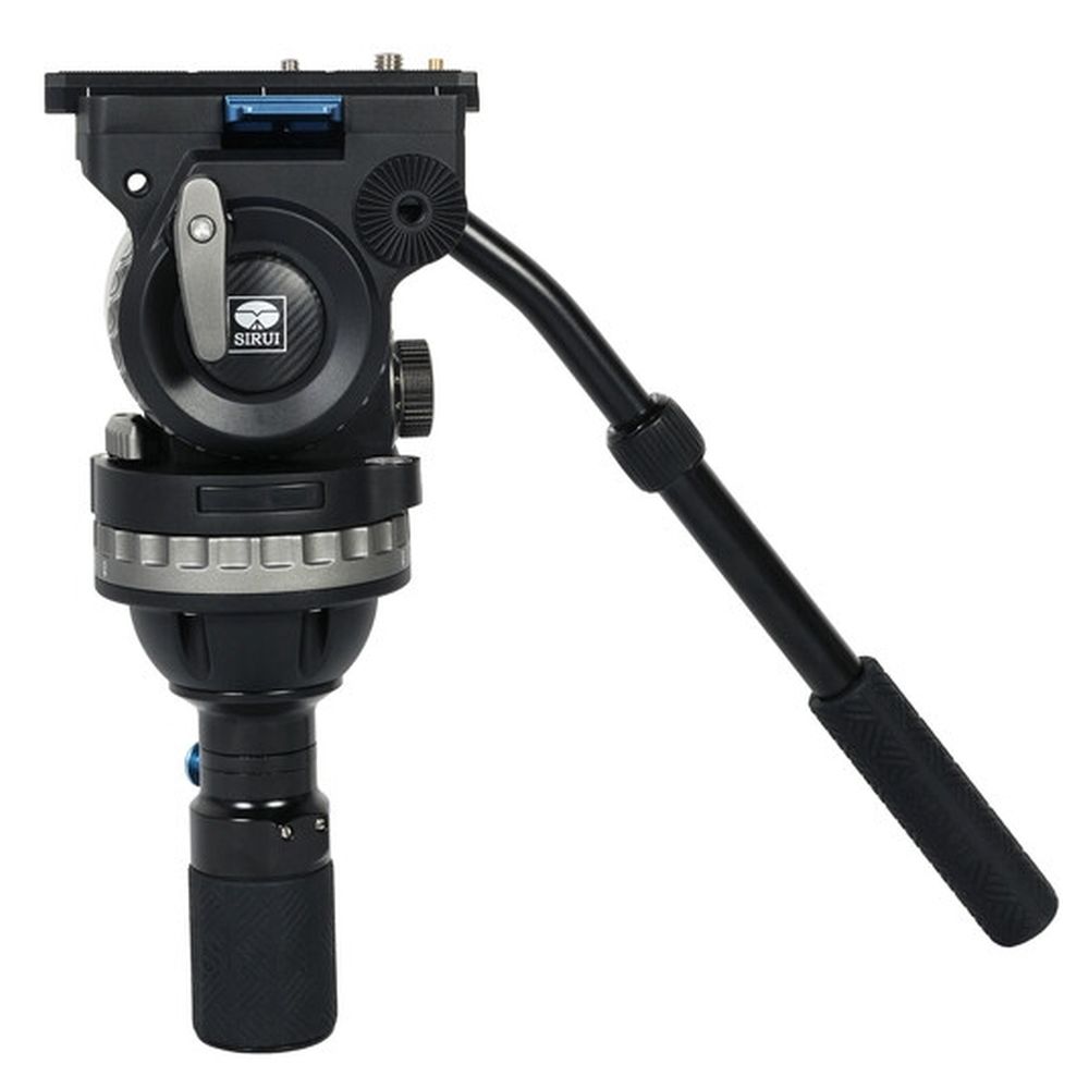 Sirui Trépied vidéo à deux pieds 75mm demi-bol + tête fluide professionnelle VHS10