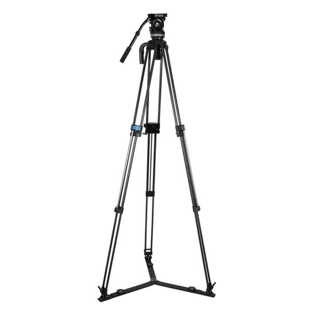 Sirui Trépied vidéo à deux pieds 75mm demi-bol + tête fluide professionnelle VHS10