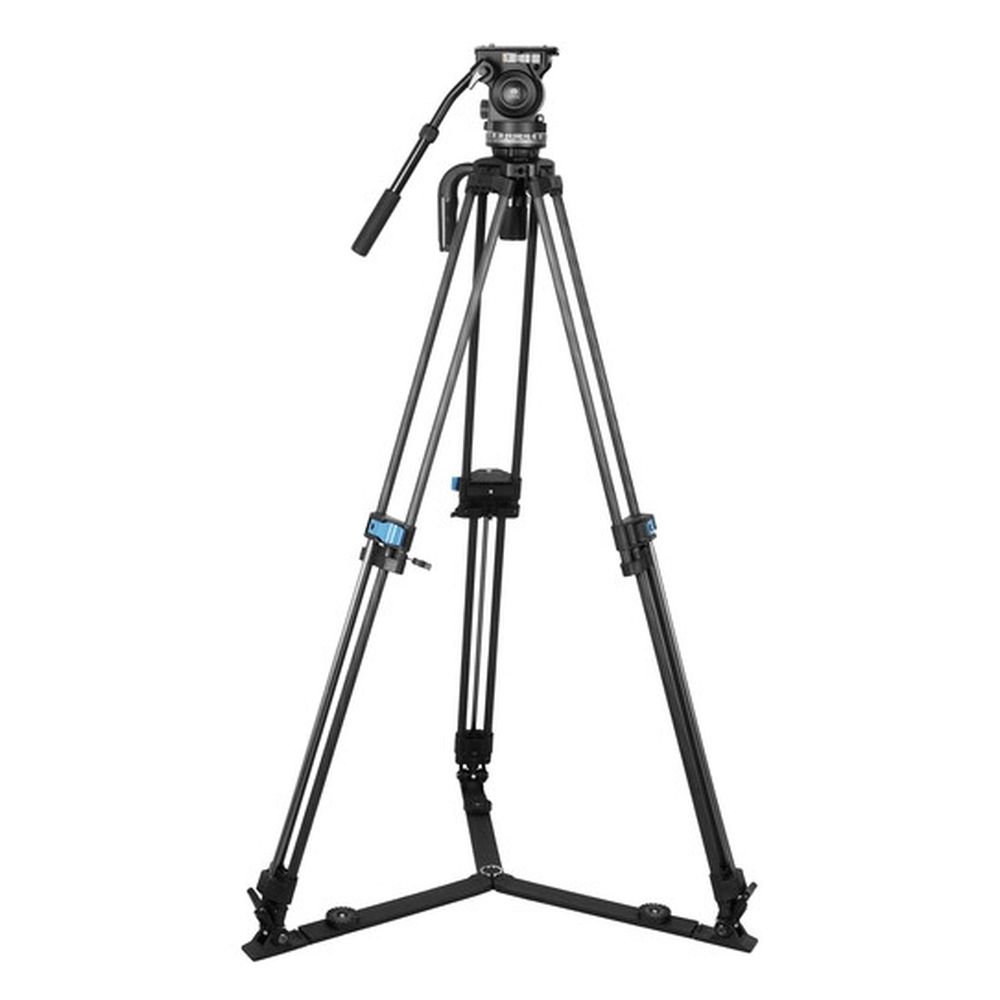 Sirui Trépied vidéo à deux pieds 75mm demi-bol + tête fluide professionnelle VHS10