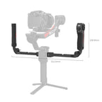 SmallRig 4327 Poignée double de contrôle de la mise au point pour la série DJI RS