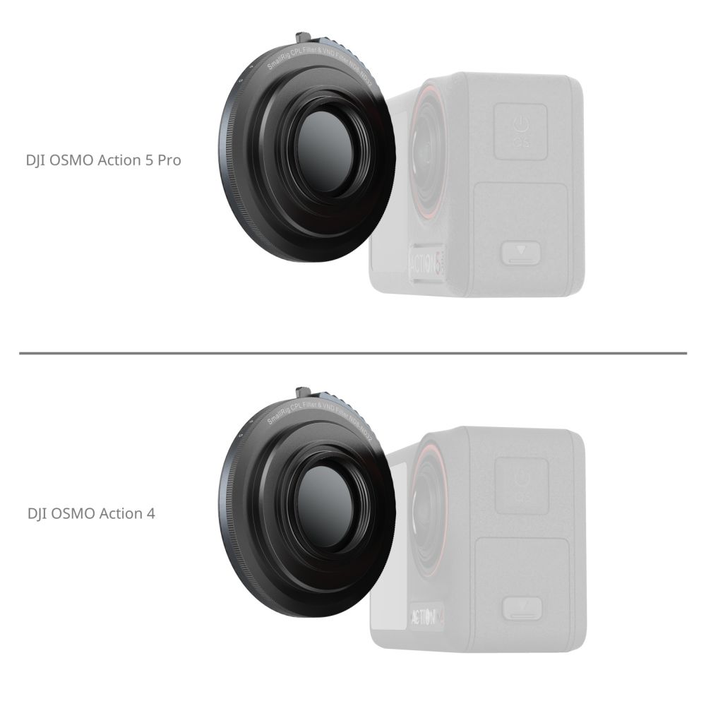 SmallRig 4941 Filtre CPL & VND 3-5 pour DJI Osmo Action 4
