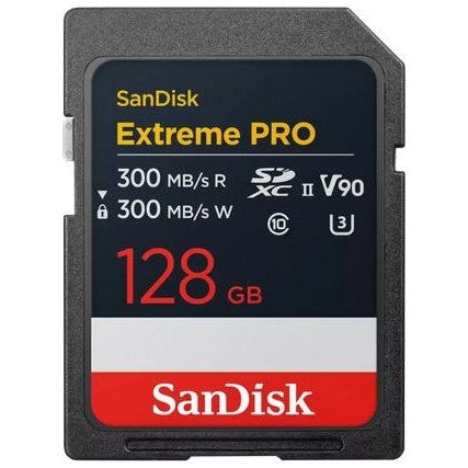 SanDisk SDXC Extreme Pro 128 Go 300 Mo/s V90 UHS-II