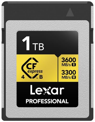Lexar CFexpress PRO Type B Or 4.0 Series 1TB - R3600/W3300MB/s
