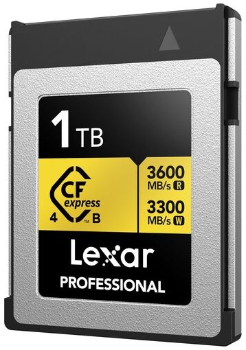 Lexar CFexpress PRO Type B Or 4.0 Series 1TB - R3600/W3300MB/s