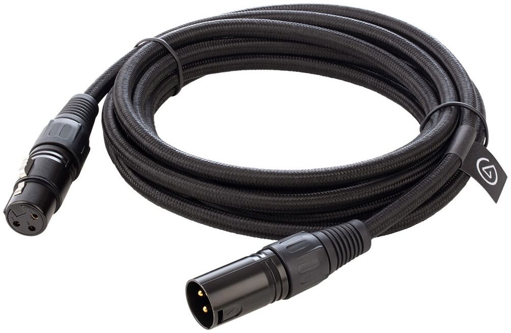 Elgato Câble Microphone XLR, 300 cm, Noir