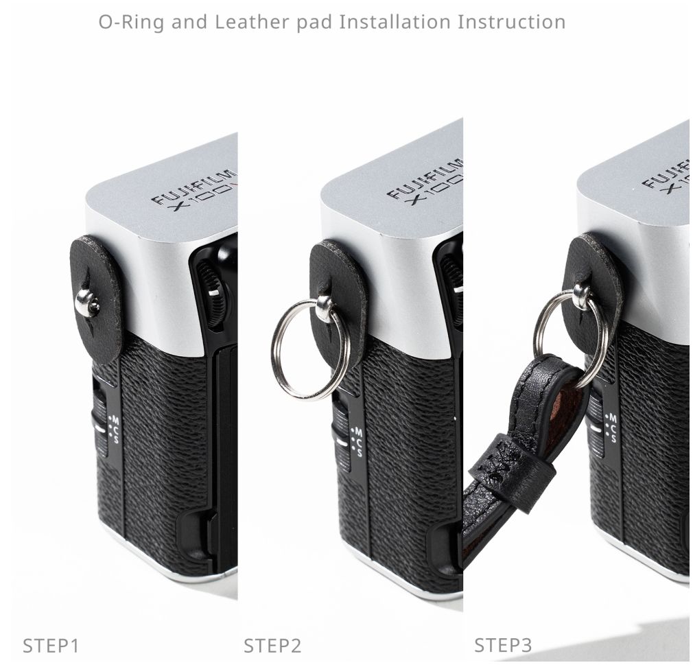 SmallRig 5208 Universal Leather Camera Shoulder Strap (black)