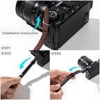 SmallRig 5208 Universal Leather Camera Shoulder Strap (black)