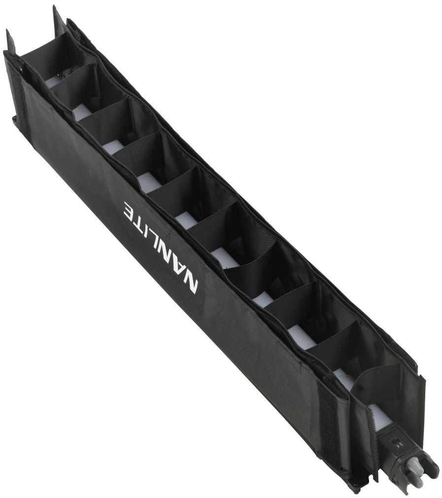Nanlite Barndoor avec Eggcrate pour Pavotube II 15C