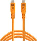 Tether Tools TetherPro Optima 10G USB-C, 3 m (10'), Orange Droit