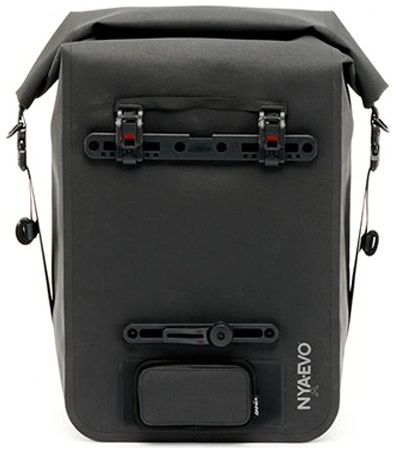 NYA-EVO FJORD BIKE 28 Graphite Noir 28L sacoche à roulettes étanche pour vélo (2-pack)